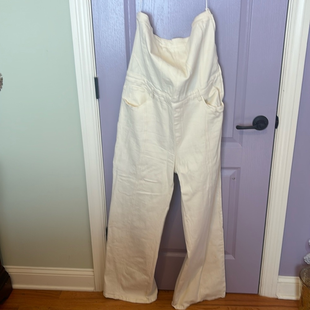 Off- White Fashionova strapless jumper